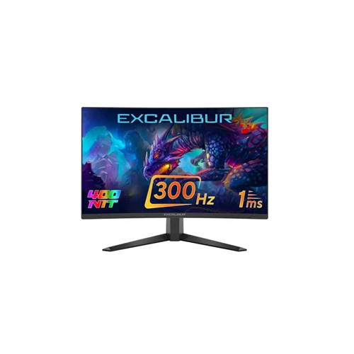 Casper Excalibur M.E27FVC-E 27" 300HZ 1MS 400NIT Fast VA Curved HDR10 Oyuncu Monitörü Siyah