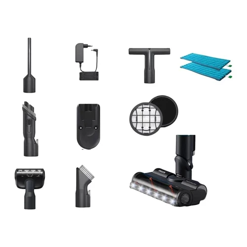 PHILIPS XC-8057-01 ŞARJLI DİKEY SÜPÜRGE Siyah
