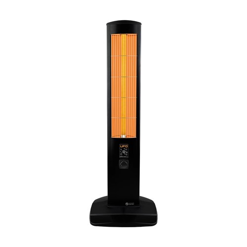 UFO Erciyus Smart 2300 W Mobil Uyumlu Kule Tipi Isıtıcı Siyah